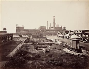 SAMUEL BOURNE (1834-1912) A group of 17 photographs depicting historical landmarks in Delhi. 1860s.